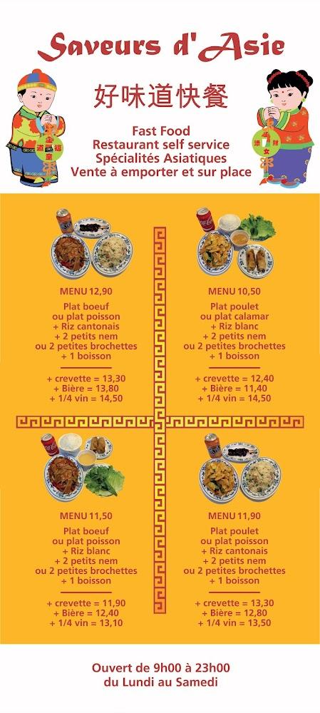 Saveur d'Asie Antibes 好味道快餐 - Menu Image 2